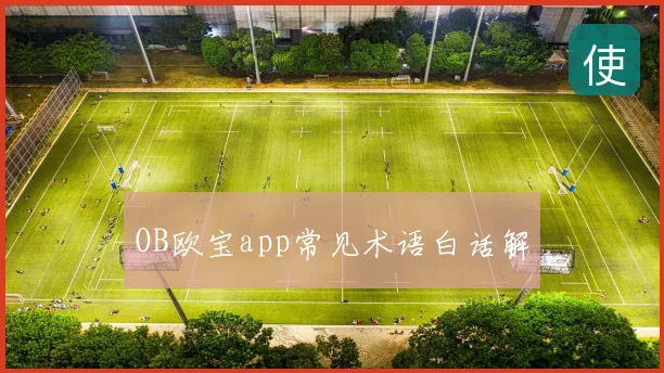 OB欧宝app常见术语白话解